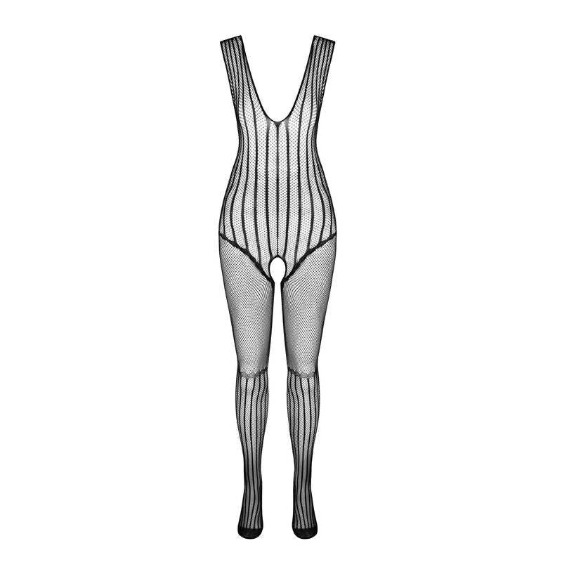 Bs 103 schwarzer Bodystocking Einheitsgröße