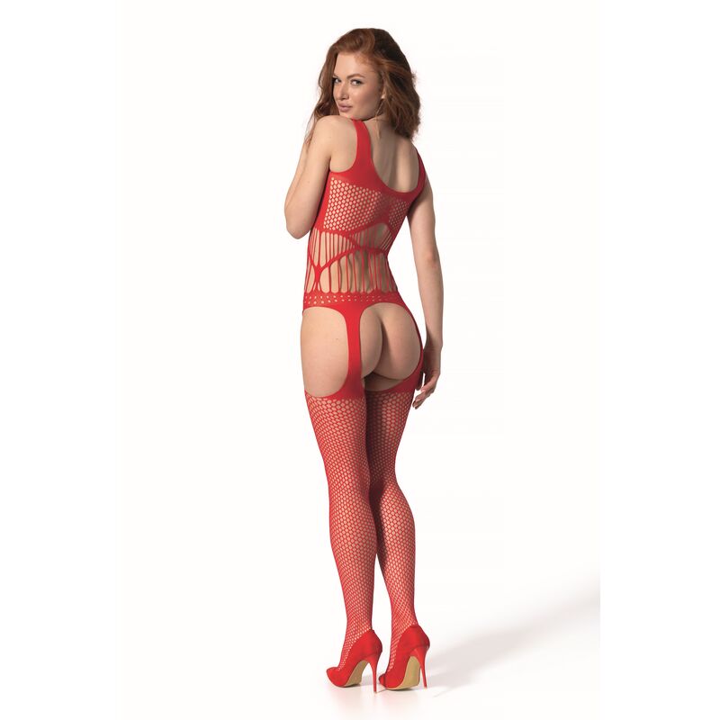 Bs 106 Bodystocking rot Einheitsgröße