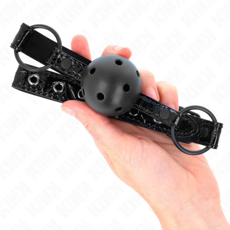 Rautenmusterball 4,5 cm Knebel Modell 3 64,5 cm verstellbar 42-60 cm