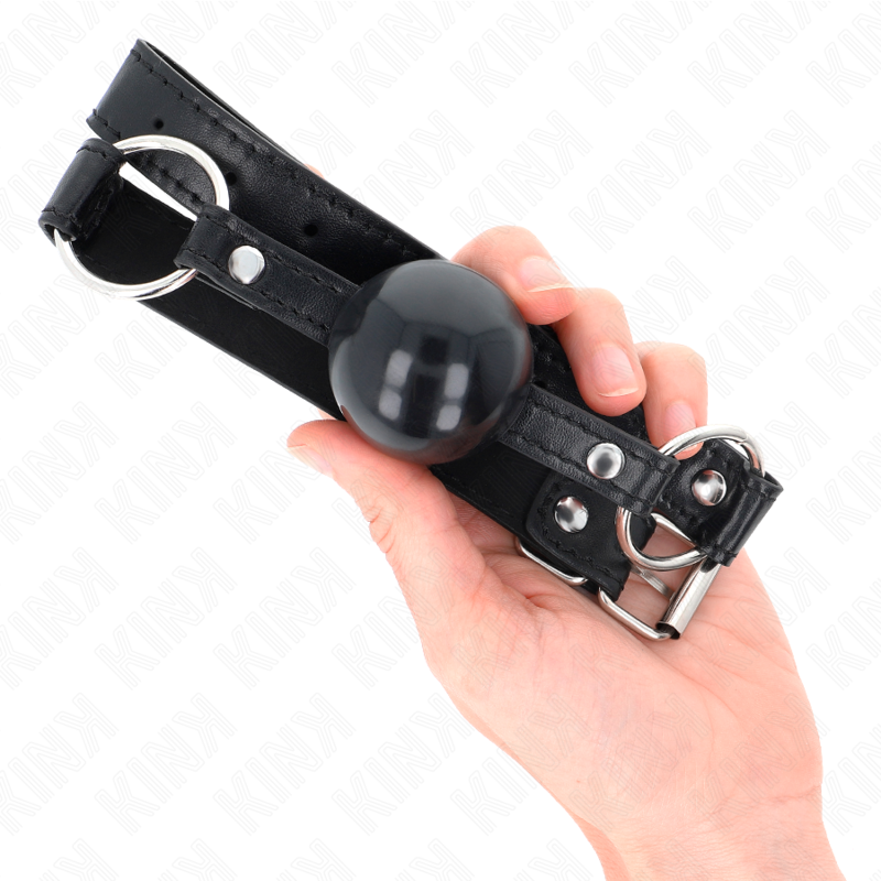 Schwarzer TPE-Ball 4 cm Tasche 60 x 2 cm