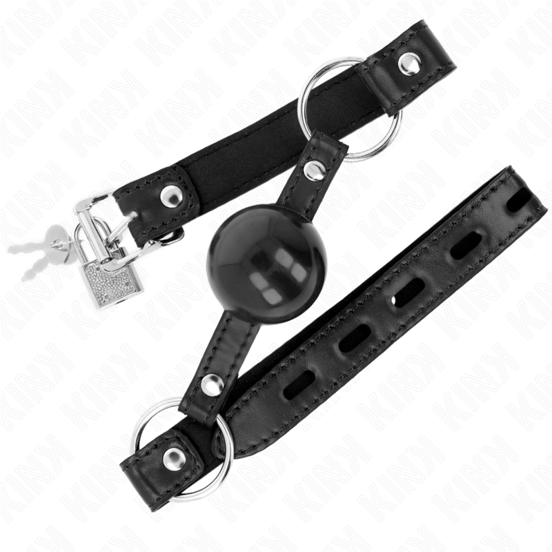 Schwarzer TPE-Ball 4 cm Tasche 60 x 2 cm
