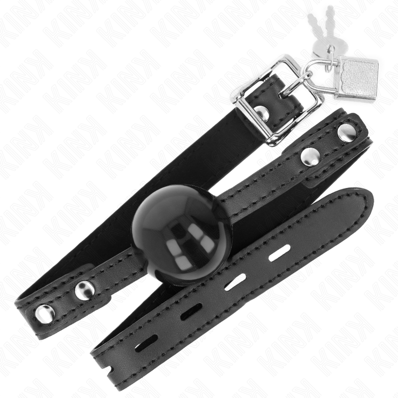 Weicher TPE-Ball 4 cm Knebel Modell 3 60 x 2 cm verstellbar 37-52 cm