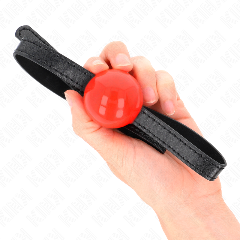 Einzelner Vollball rot 4 cm Beutel 65 x 1,5 cm