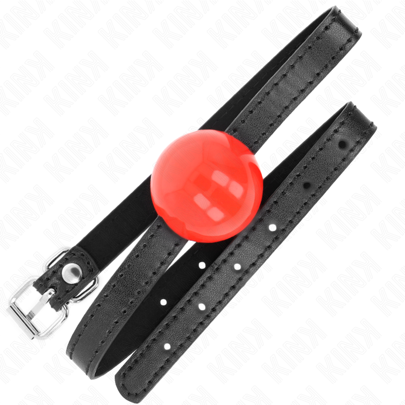 Einzelner Vollball rot 4 cm Beutel 65 x 1,5 cm