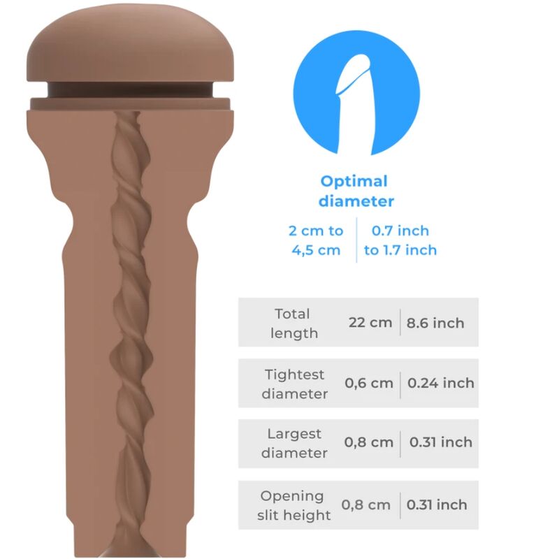 Feel Stroker extra enger Po mittelbraun