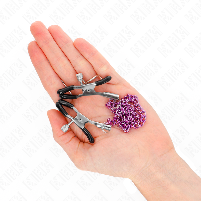 Lila Kette Meton Clips 30 cm