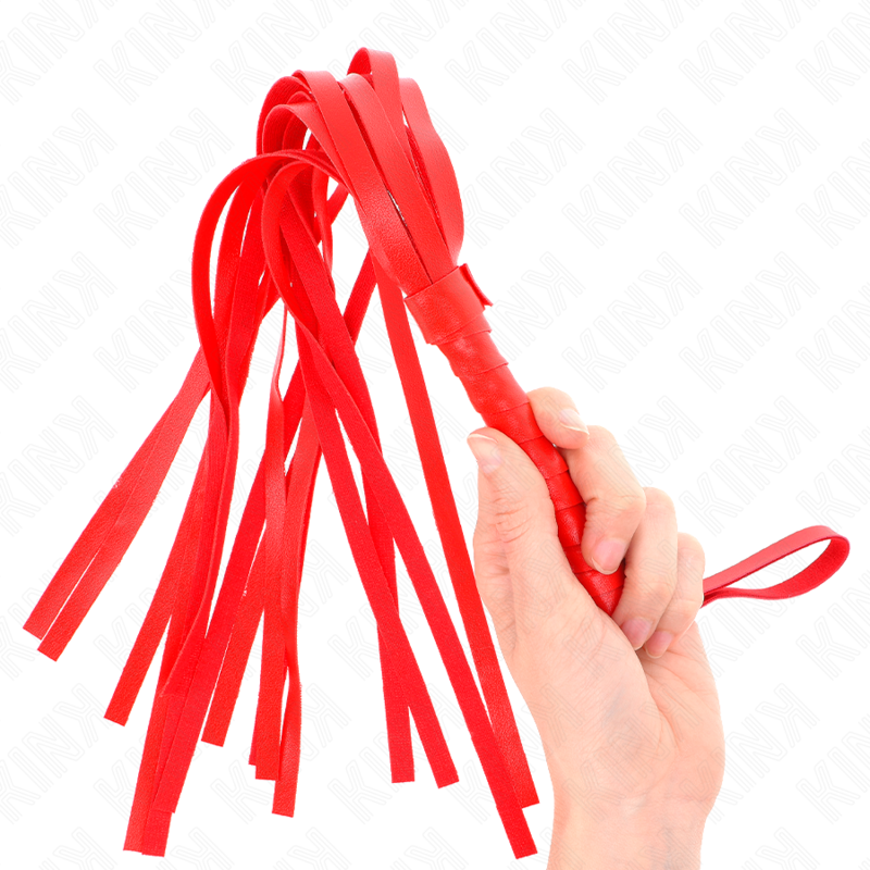 Rote Einzelpeitsche 45 cm