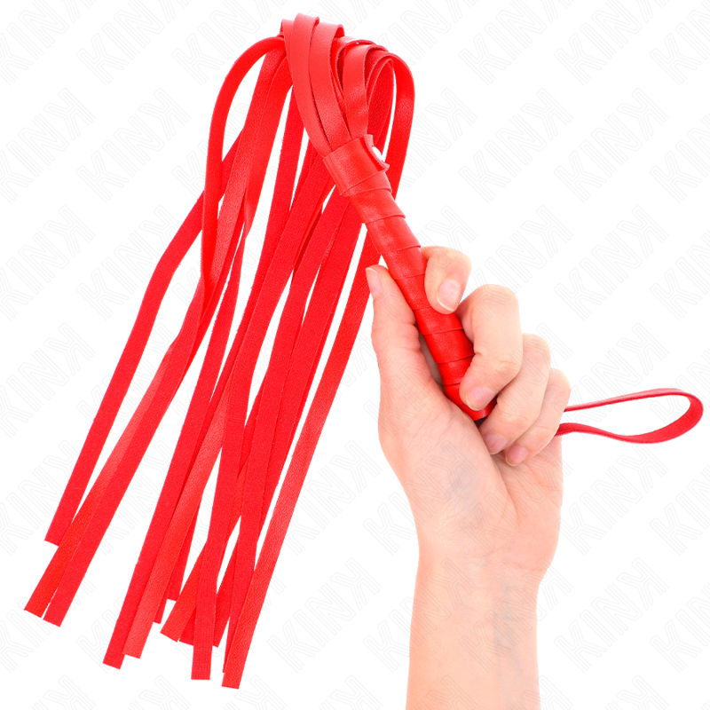 Rote Einzelpeitsche 45 cm