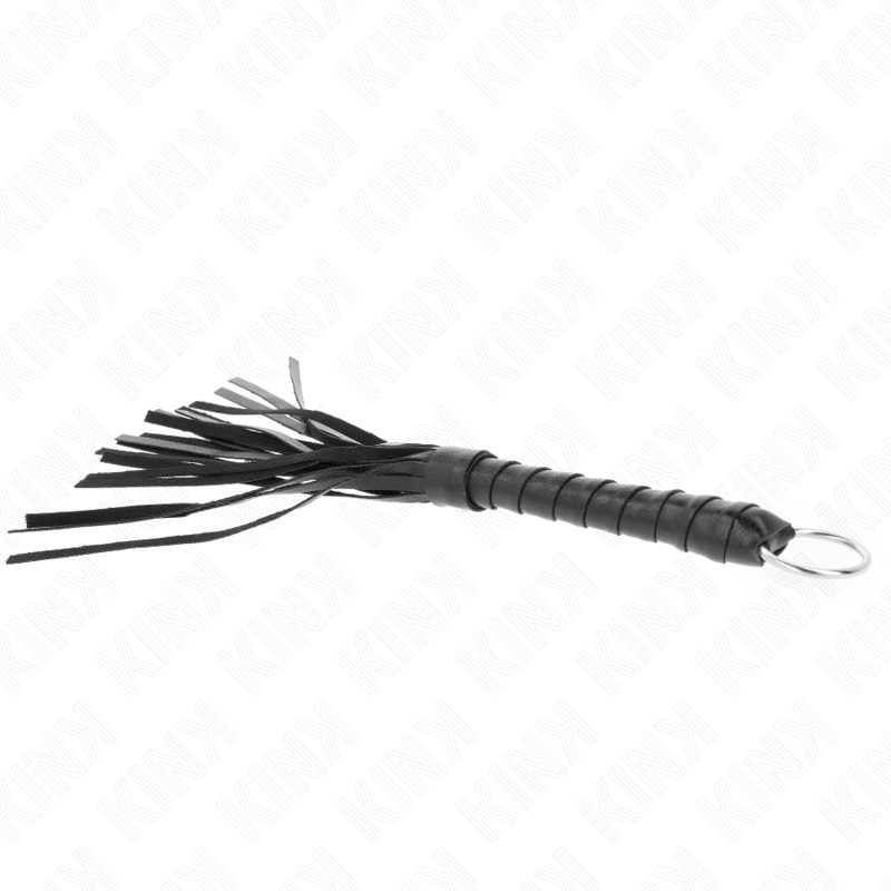 Einfache schwarze Minipeitsche 28 cm