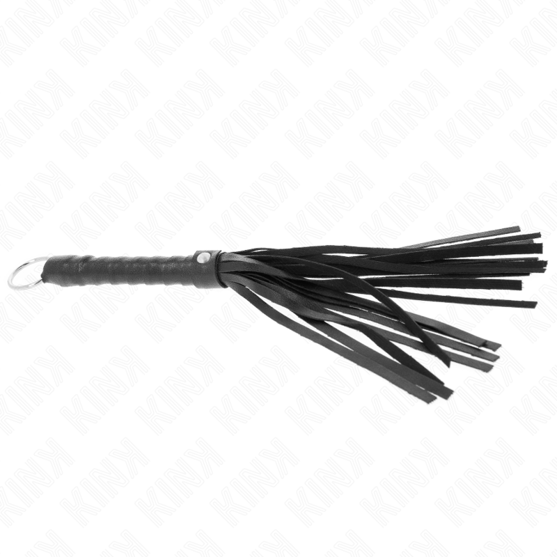 Einfache schwarze Minipeitsche 28 cm