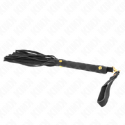 Mini-Peitsche aus schwarzem Wildleder, 30 cm