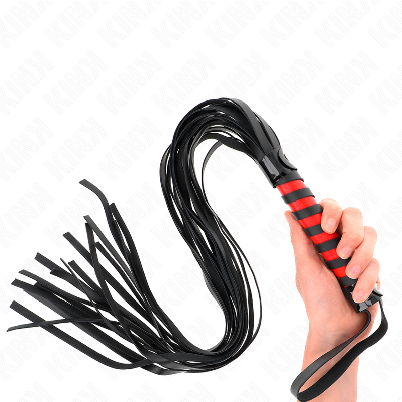 Lange gestreifte Peitsche 70 cm