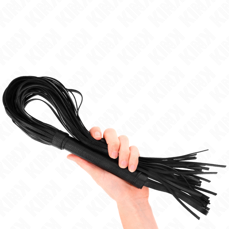 Schwarze flexible PVC-Peitsche 70 cm