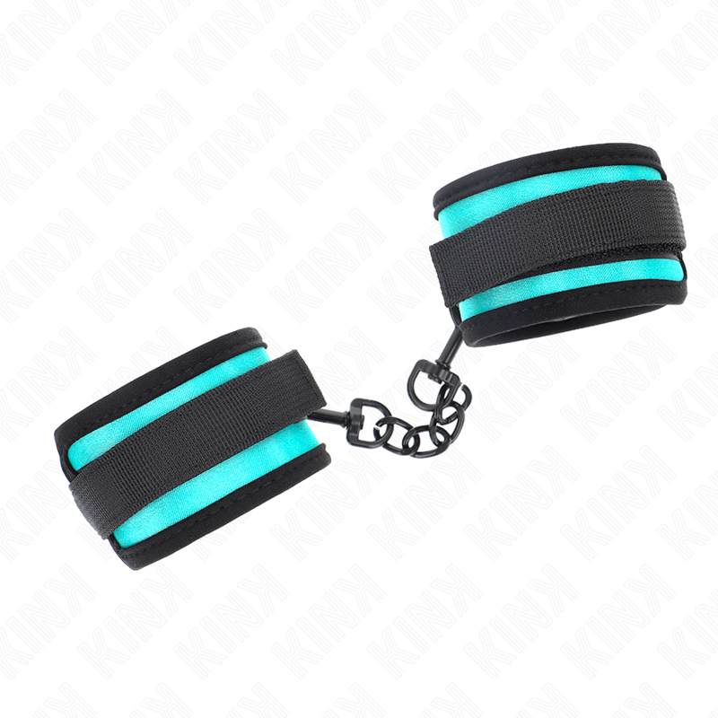 Verstellbare schwarz-blaue Nylon-Handgelenkstützen mit Klettverschluss, 18–32 cm x 5 cm