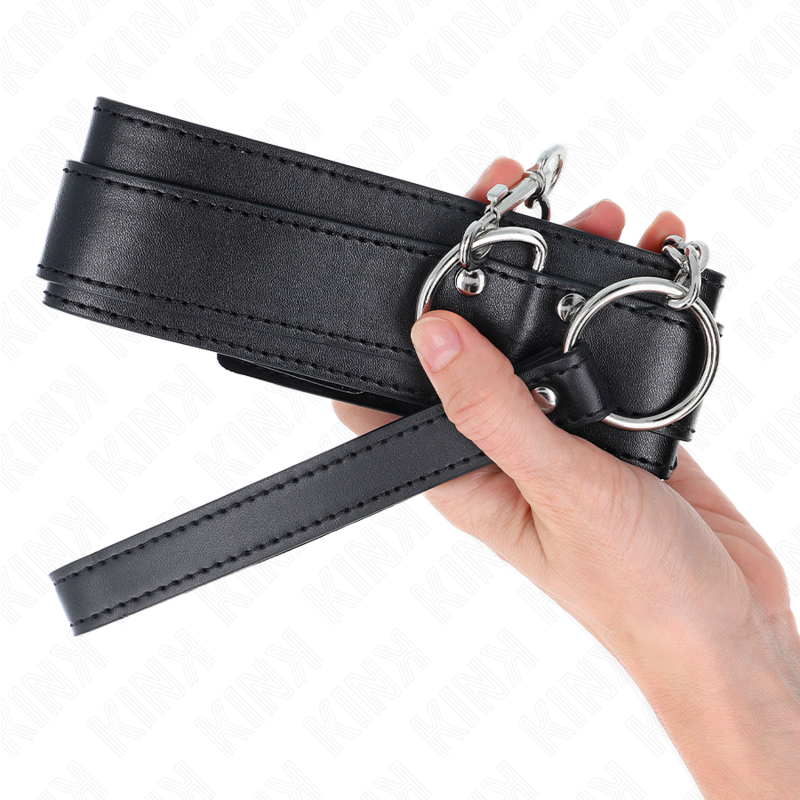 Halskette mit Armband 65 cm verstellbare silberne Schnallen 33-46 cm x 5,5 cm