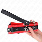 Basismodell Halsband mit Leine 65 cm Modell 3 rot 53 x 5 cm