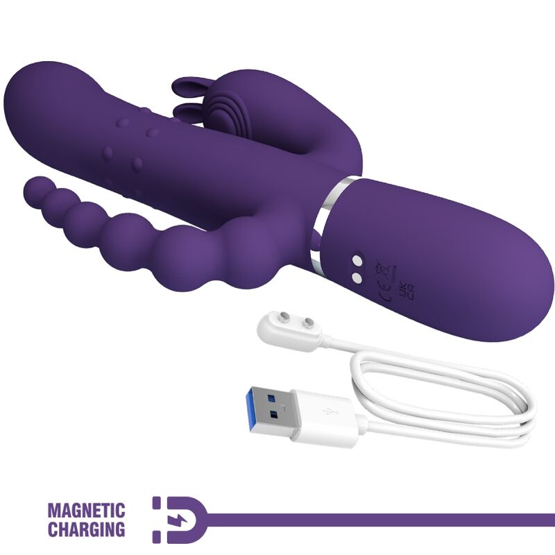 Cammy 4-in-1 Multifunktions-Dreifachvibrator Lila