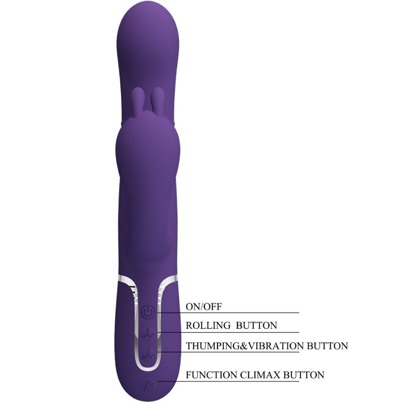 Cammy 4-in-1 Multifunktions-Dreifachvibrator Lila