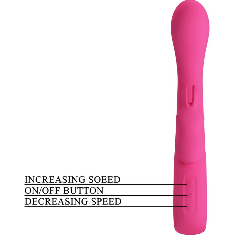 Novak Rabbit Vibrator 12 Vibrationen Rosa