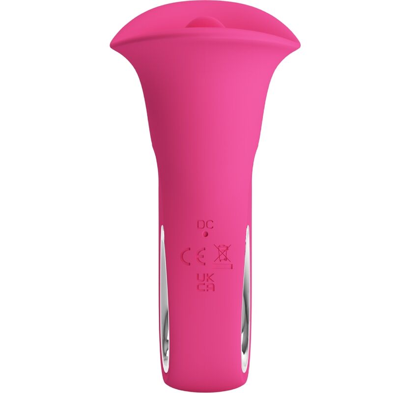 Clyde Oralvibrator Vibrierende Zunge 12 Vibrationen Rosa