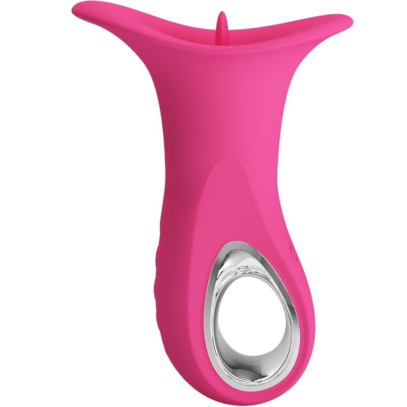 Clyde Oralvibrator Vibrierende Zunge 12 Vibrationen Rosa