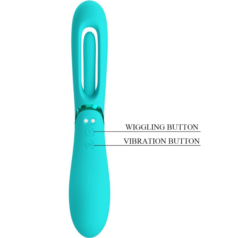 Lexie 7 Vibrationen G-Punkt-Vibrator Blau