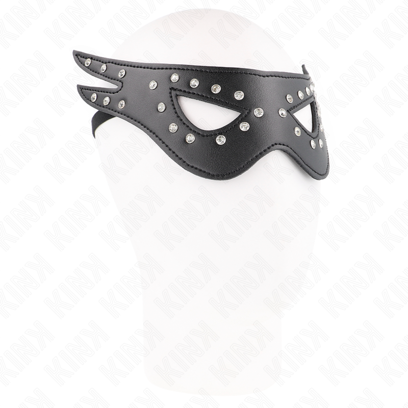 Sexy Kunstledermaske Modell 2 27 x 13 cm