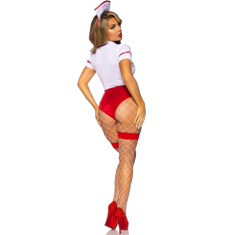 Sexy rot/weißes Krankenschwesterkostüm s