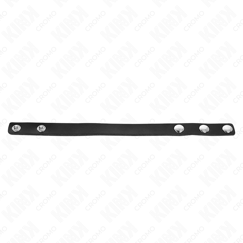 Penisring aus Leder mit Schnappverschluss 21,5 x 1,5 cm