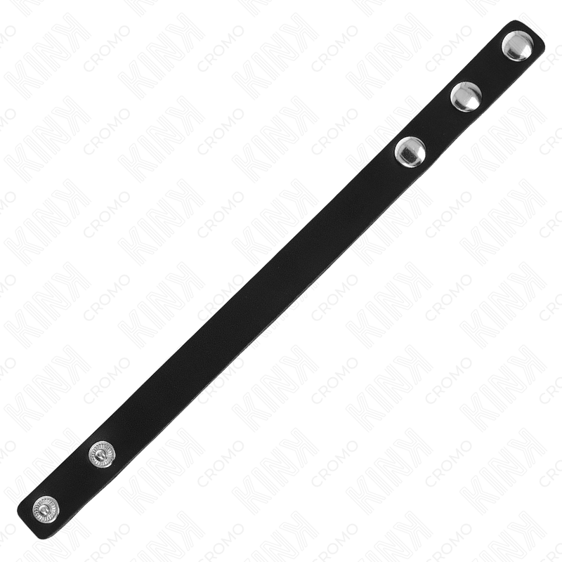 Penisring aus Leder mit Schnappverschluss 21,5 x 1,5 cm