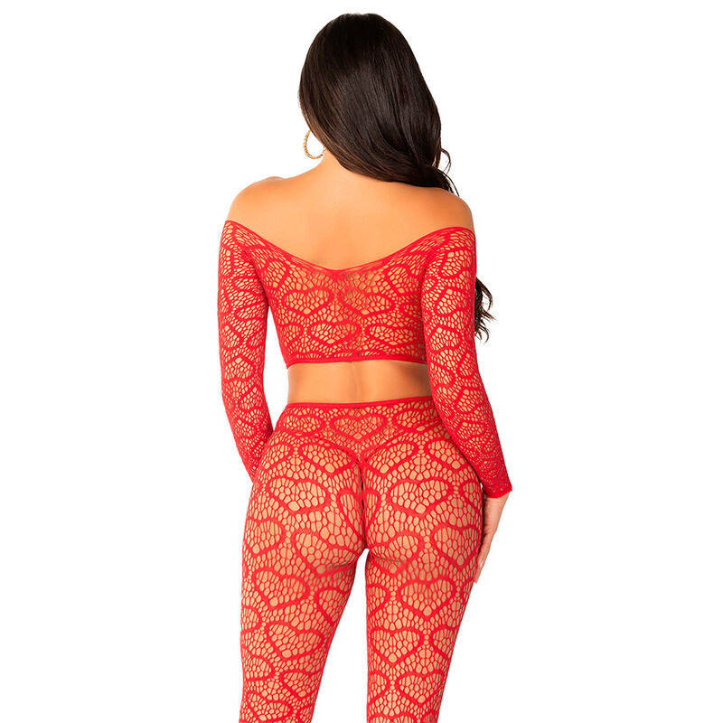 Crop Top + rote Hose Einheitsgröße