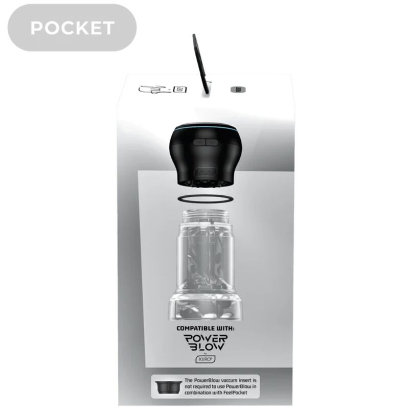 Feel Pocket Stroker Crystal von Kiiroo transparent
