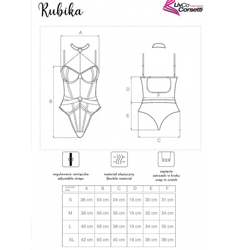 Rubika lc xg079 Körper mit gargantilla negro s