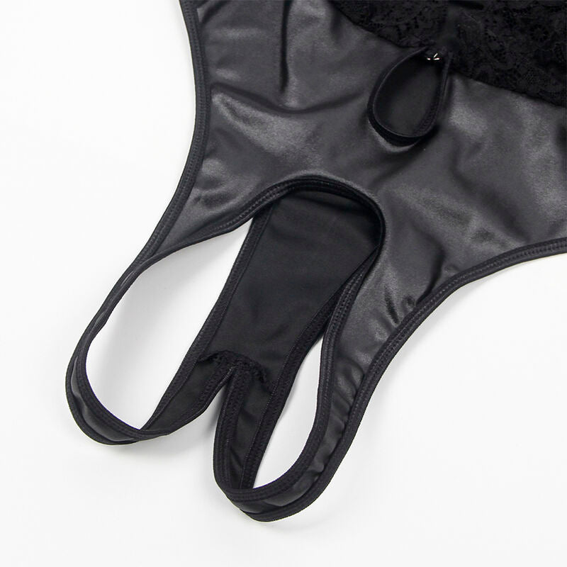 954390 sexy Body mit Strumpfgürtel schwarz l/xl