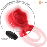 Gail rosa Stimulator 10 Vibrationen rote Fernbedienung