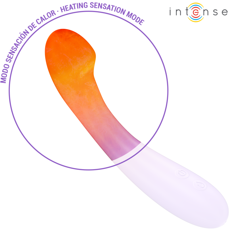 Becky Vibrator 19 cm Heizung 7 Vibrationen lila