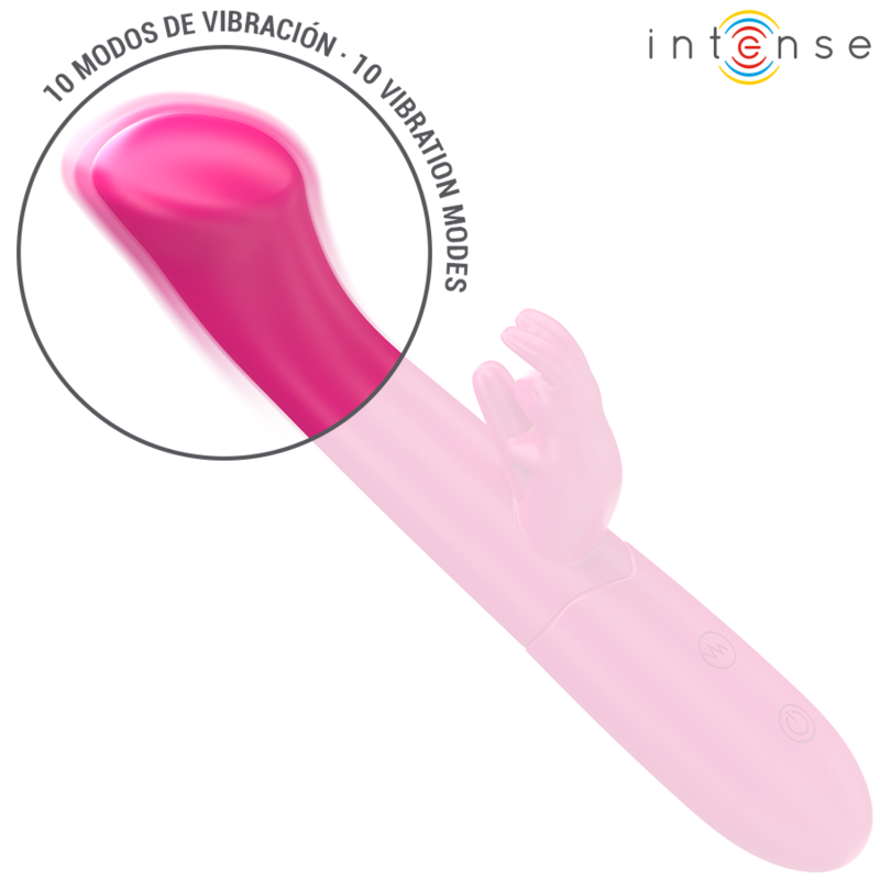 Julieta Rabbitvibrator 18,6 cm 10 Vibrationen rosa