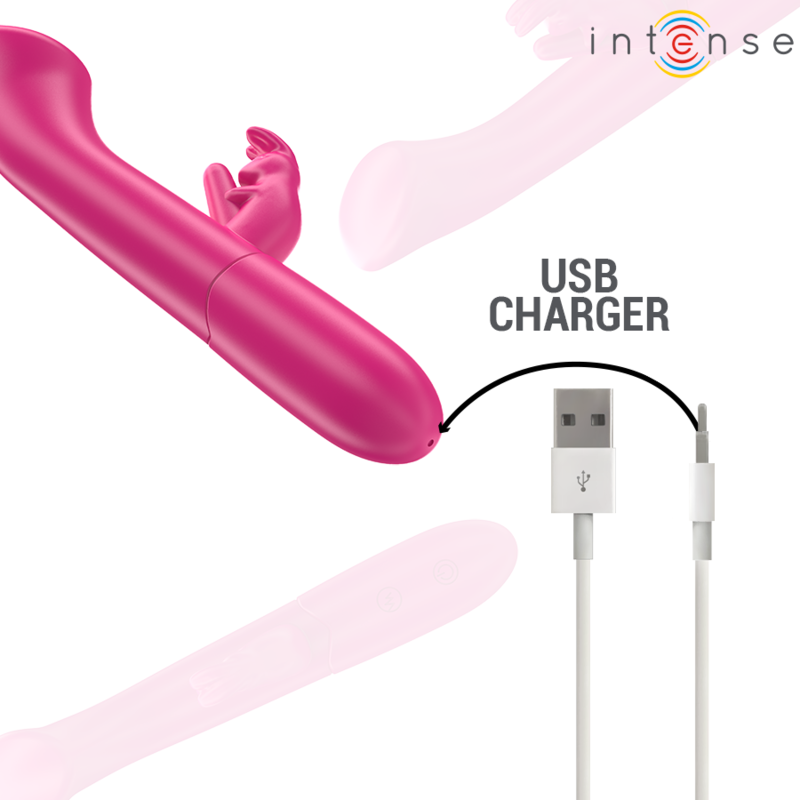 Julieta Rabbitvibrator 18,6 cm 10 Vibrationen rosa