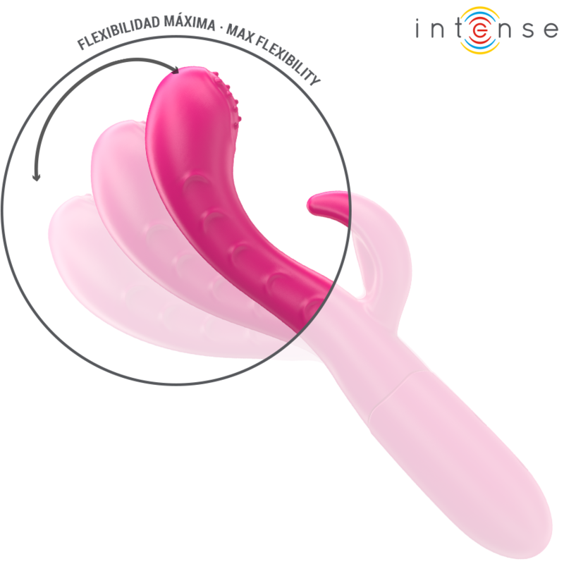 Amara Vibrator mit stimulierender Zunge 10 Vibrationen rosa
