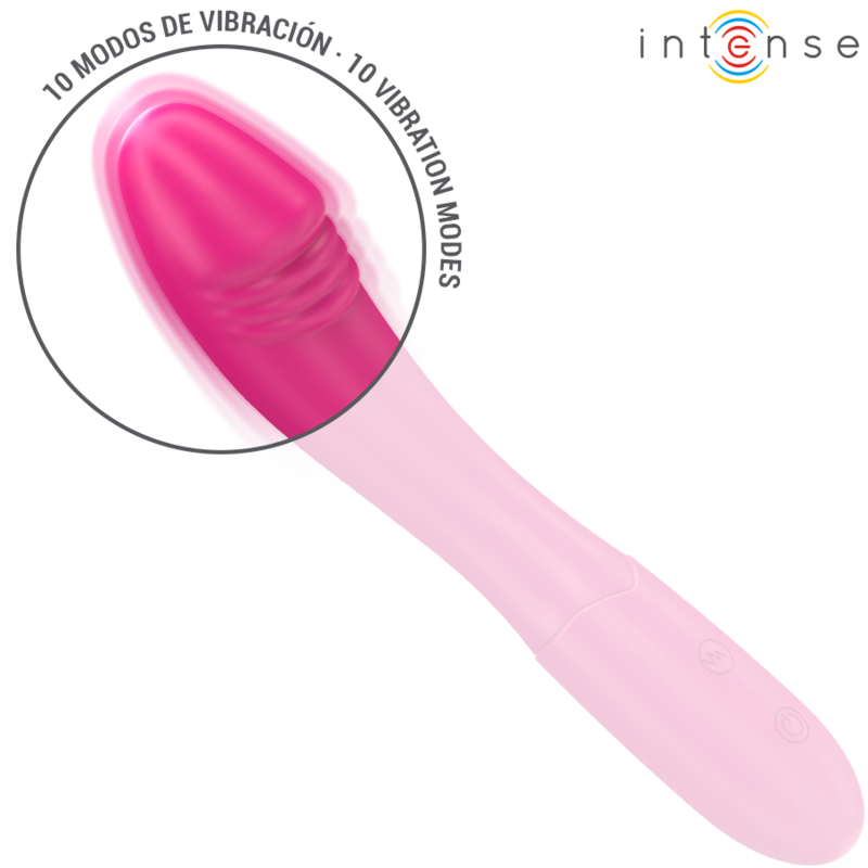 Belinda Vibrator 19 cm flexibel 10 Vibrationen rosa