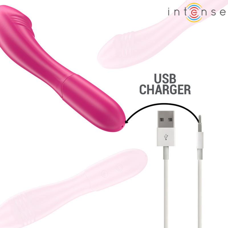 Belinda Vibrator 19 cm flexibel 10 Vibrationen rosa