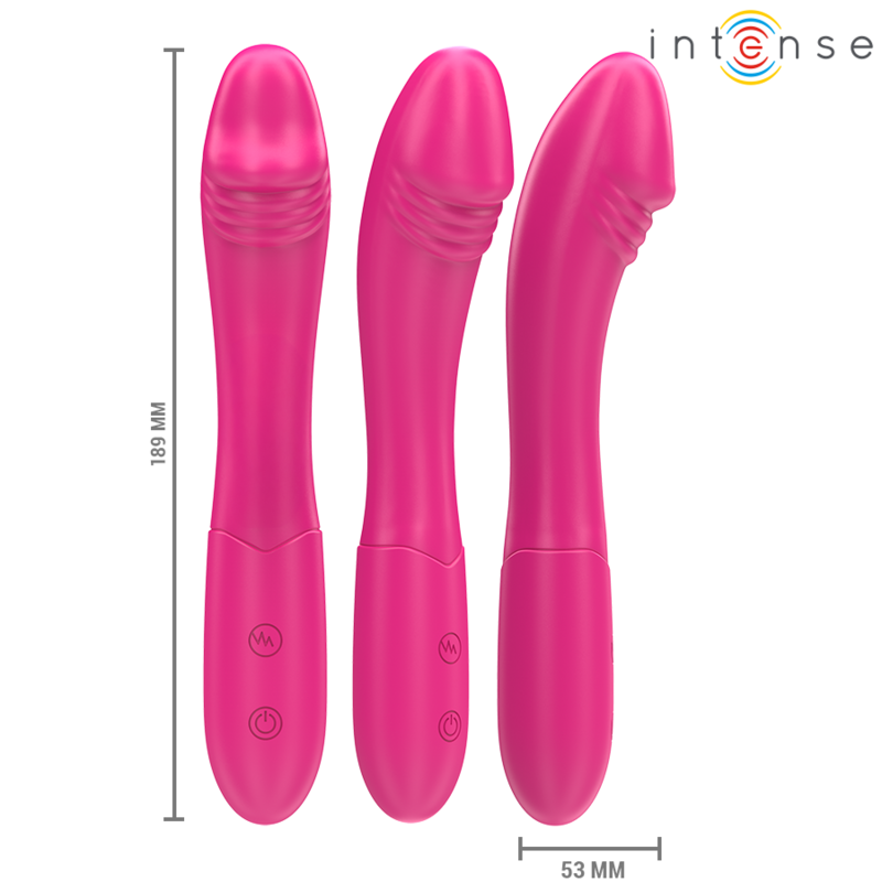 Belinda Vibrator 19 cm flexibel 10 Vibrationen rosa