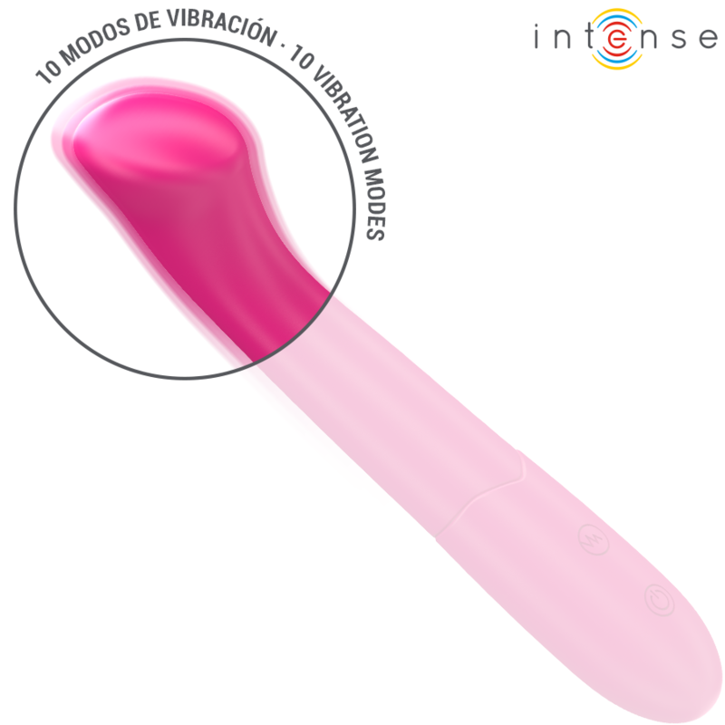 Paty Vibrator 19 cm flexibel 10 Vibrationen Modell 2 rosa