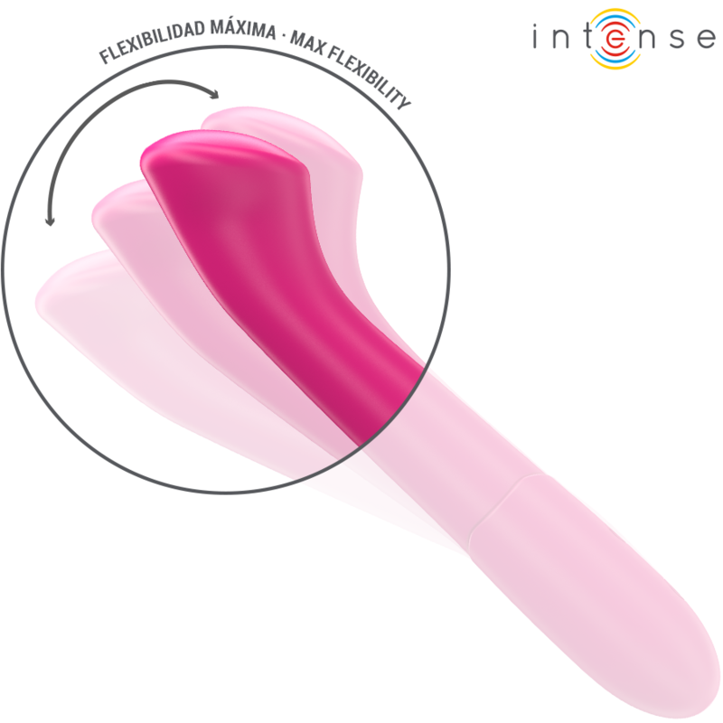Paty Vibrator 19 cm flexibel 10 Vibrationen Modell 2 rosa