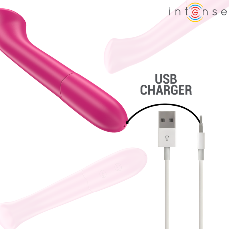Paty Vibrator 19 cm flexibel 10 Vibrationen Modell 2 rosa