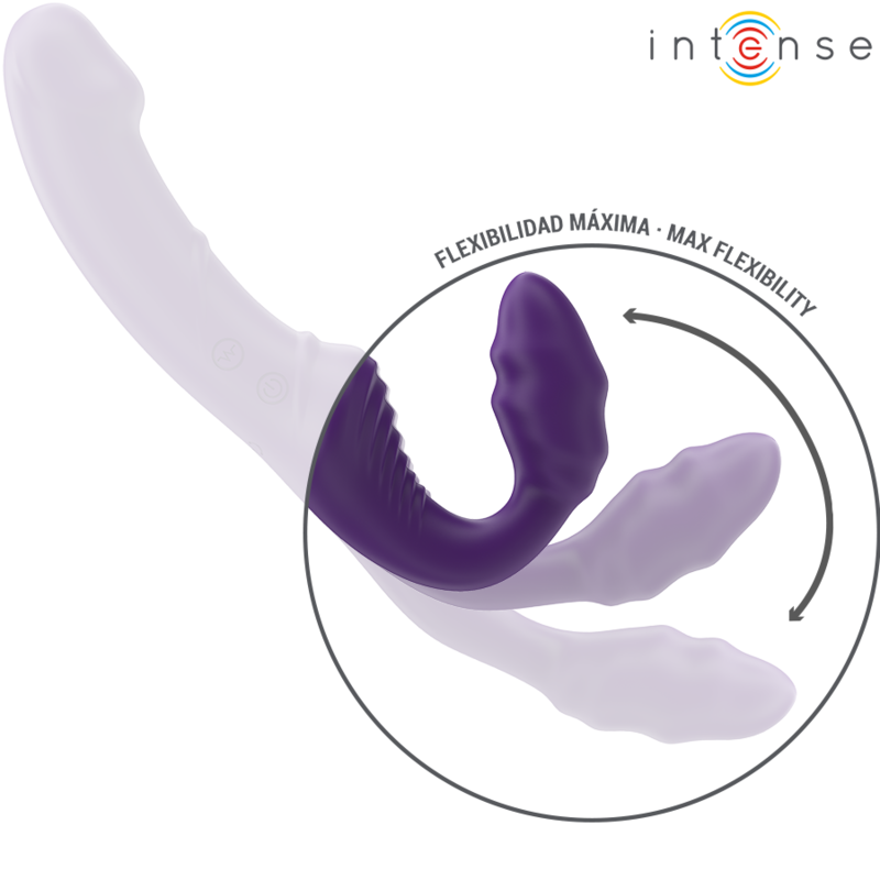 Jill Doppelvibrator 20 cm lila Fernbedienung