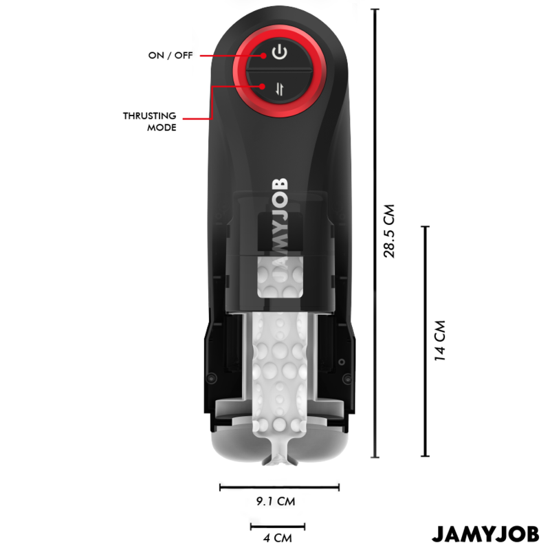 Automatischer Schwerkraft-Vagina-Masturbator, 5 Saugmodi