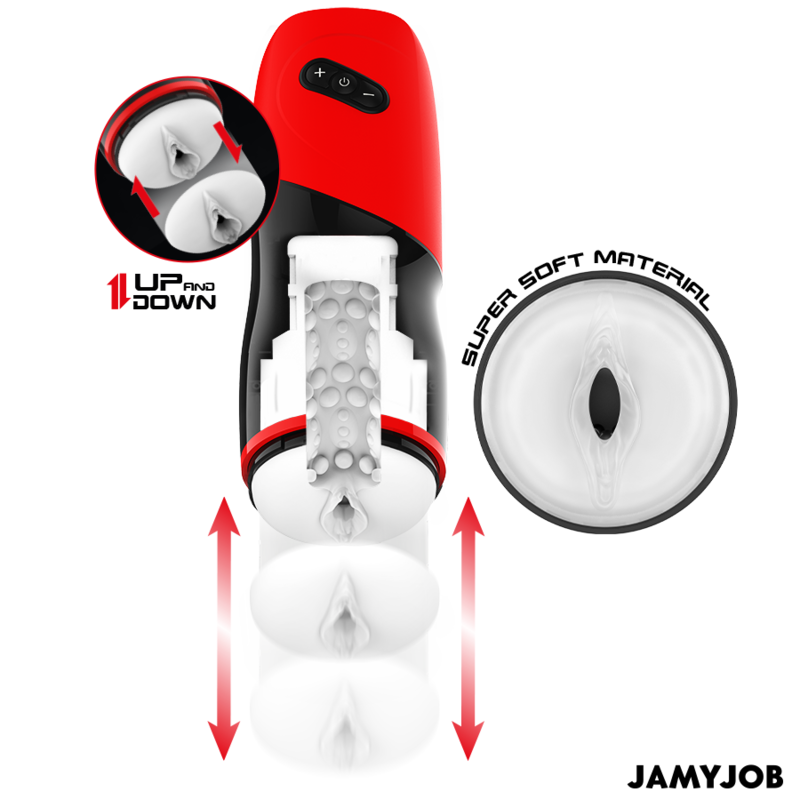 Xpeed Automatischer Vagina-Masturbator, 5 Stoßmodi und Soundeffekt