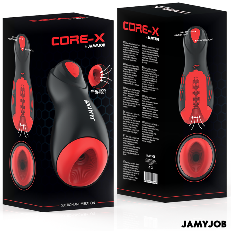 Core-X Automatischer Masturbator 5 Saug- und Vibrationsmodi