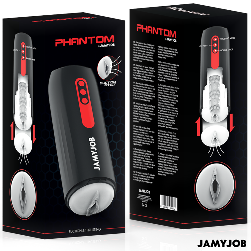 Phantom Automatischer Vagina-Masturbator 5 Saug- und Stoßmodi